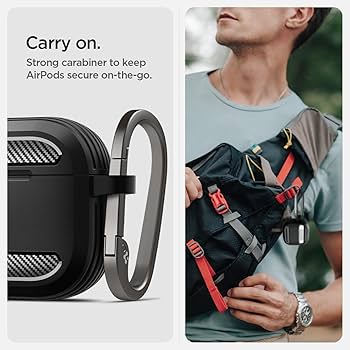 Amazon.com: Spigen for AirPods 4 Case, Rugged Armor Designed